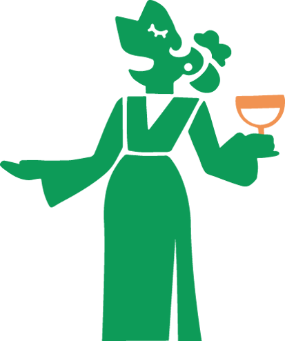personnage-femme-verre-vert